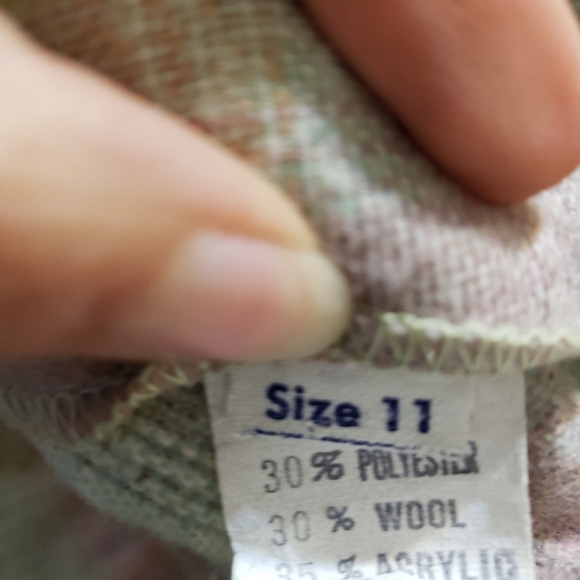 Vintage Size 11 Plaid Multicolor Women's Skirt - Picture 6 of 7